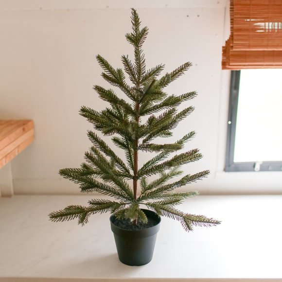 Holiday Faux Tabletop Christmas Tree Pine Tree Poshmark